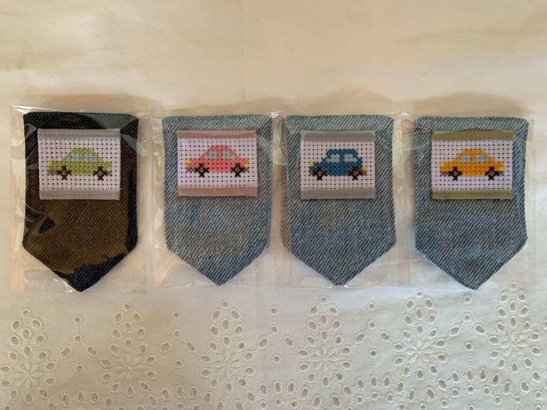 確認用　　車の刺繍 園章台